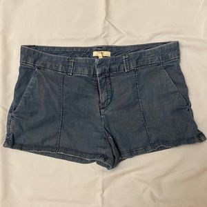 Joie chambray denim shorts, size 2